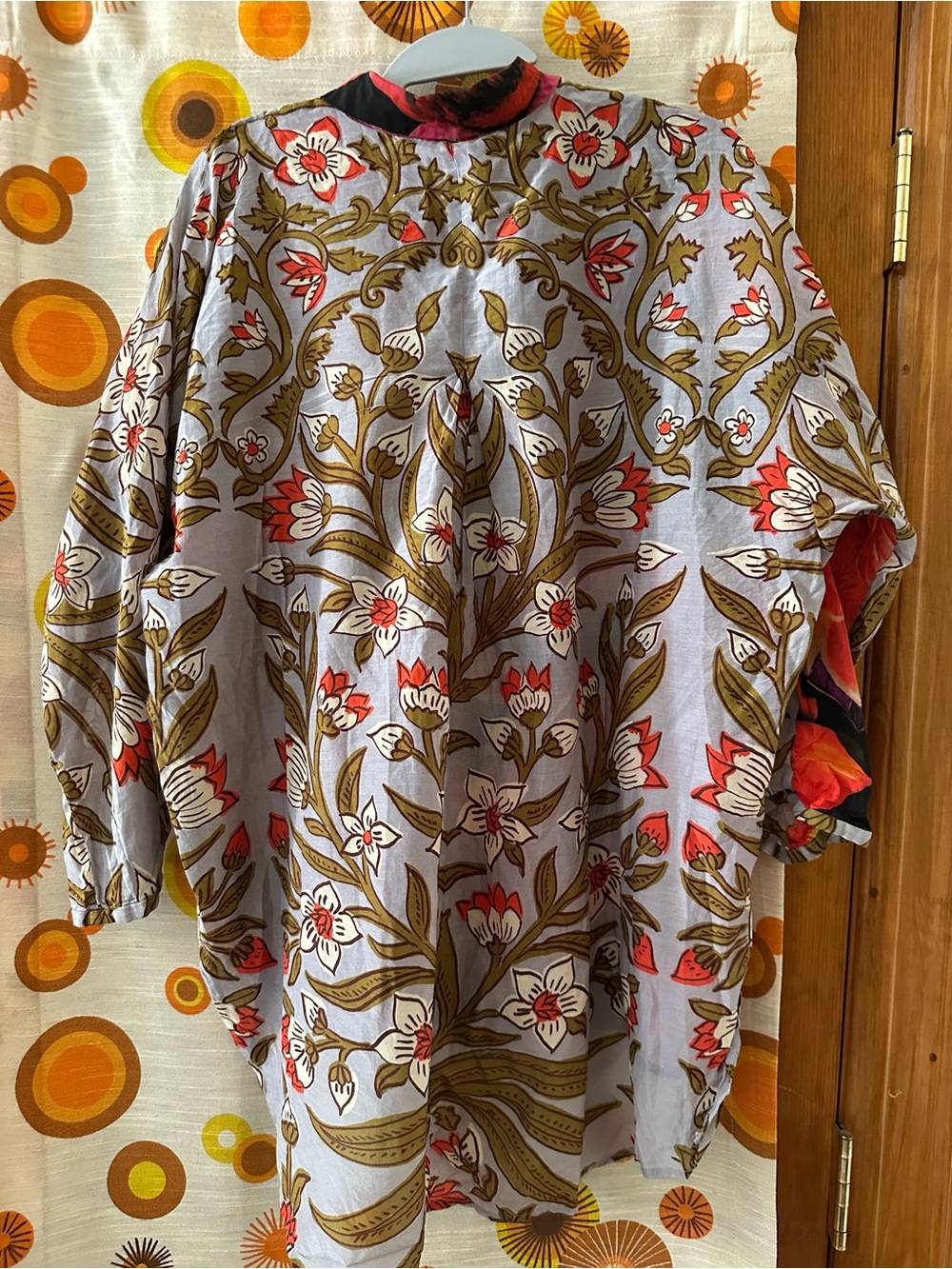 Desigual Multicolor Floral Button-Down Shirt with Black Base - Picture 3 of 6